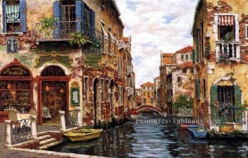 YXJ0309e impressionnisme Venise scape Peinture à l'huile